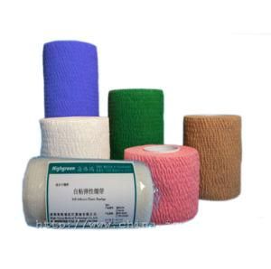 Custom Design PBT Gauze Cohesive Non-Woven Medical Self Adhesive Bandage