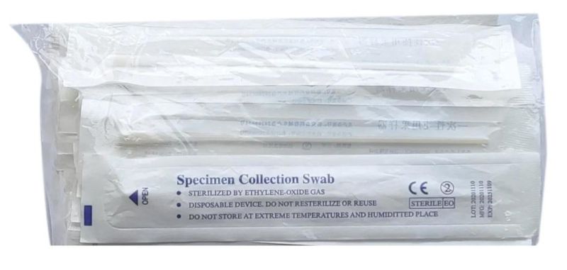 Disposable Sterile Specimen Collection/Sampling Flocked Nylon Swabs