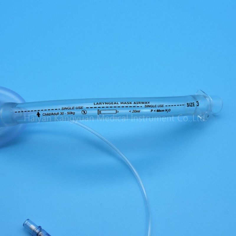 Disposable High Quality PVC Laryngeal Mask Airway Anesthesia Factory