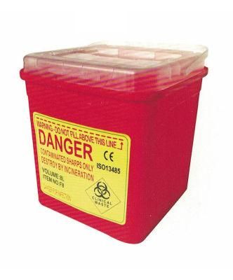 Various Sizes Square Round Shape Biohazard Disposal Containers Sharps Box