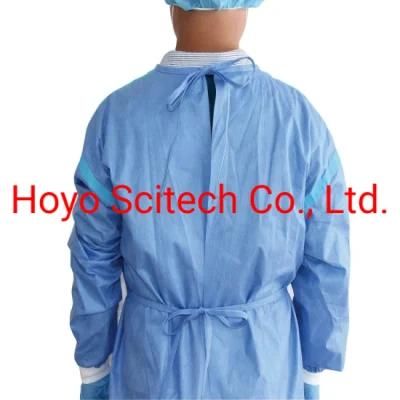 Hospital Disposable Gowns Non Woven Fabric for Disposable Surgical Gown