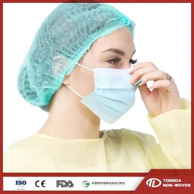 Customized Medical Surgical Hospital Disposable 3ply Face Mask