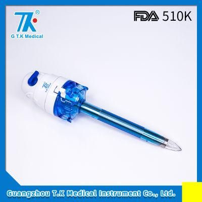 FDA 510K &amp; CE Certificate Laparoscopic Optical Trocars Single Use for 10mm Endoscopic Surgery