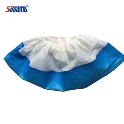 Disposable Blue Color Non-Woven Fabric Shoe Cover
