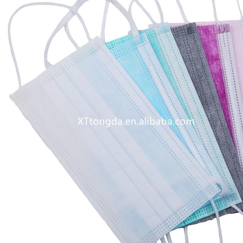 PP 3 Ply Disposable Medical Nonwoven Earloop Face Masks