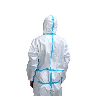 Protection DuPont Tyvek Isolation Disposable Coverall Gown
