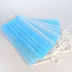 Disposable Face Mask (blue-50PCS) 3-Layer Breathable Earloop Medical Mouth Mask