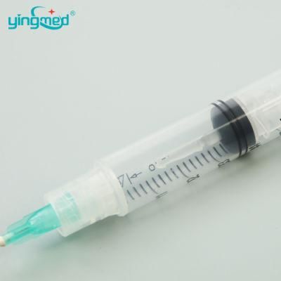 Disposable Plastic Medical Luer/Slip Lock Syringe Injection Syringe with Needle