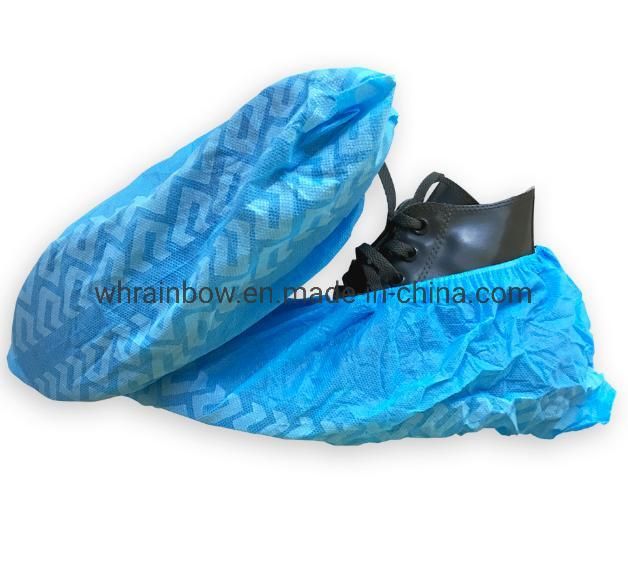 Disposable Protective Microporous Waterproof Surgical/Medical Shoe Cover Anti-Slip PP/SMS/CPE/Non-Woven Sleeve Plastic Boot Shoe Covers