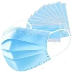 Quick Supply Disposable 3-Ply Non-Woven Face Mask with Ear Loop Certificate China Customized