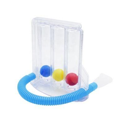 Good Quality Medical Three Ball Plastic Mouthpiece Incentive Spirometer