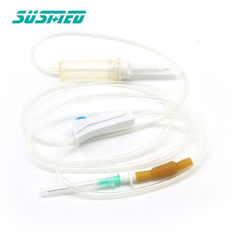 CE ISO Disposable IV Infusion Giving with Needle