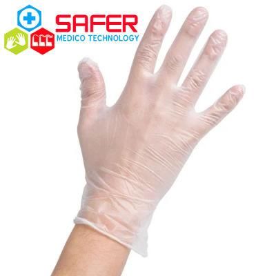 Vinyl Gloves Clear Powder Free Exam with High Quality China
