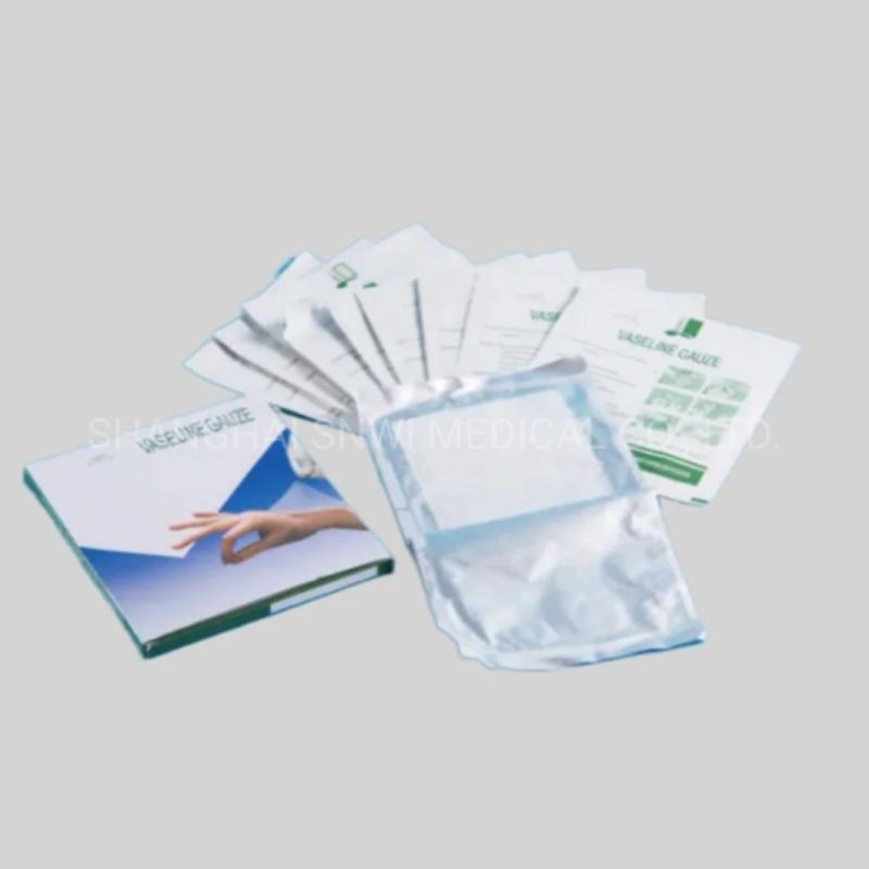 CE&ISO Certificate Medical Disposable Single Package Sterile Vaseline Gauze