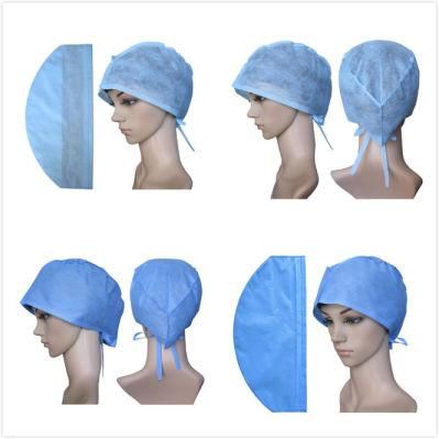 Nonwoven Surgical Cap/SMS Doctor Cap with Tie on