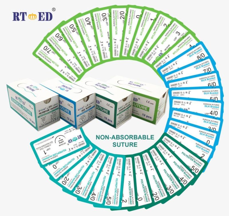 Non-Absorbable Surgical Suture with Needle