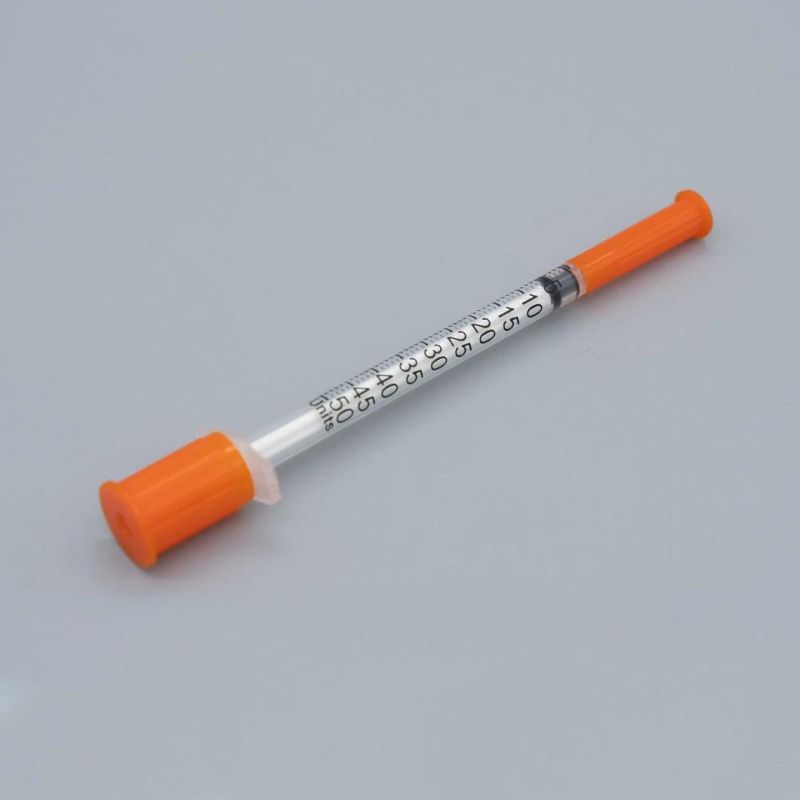 Top Quality U-100 Disposable Insulin Syringe with CE&FDA