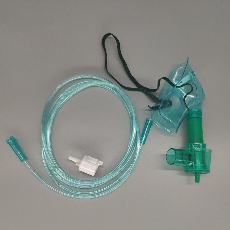 Elongated Under The Chin 2m Crush Resistant Uiversal Tubing Medical Disposable 6ml Child Nebulize Kit Mask