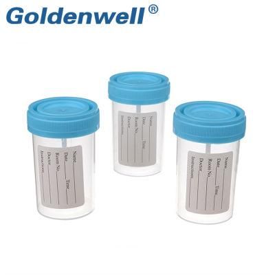 Lab Disposable Medical Stool Container with Spoon Manufacture