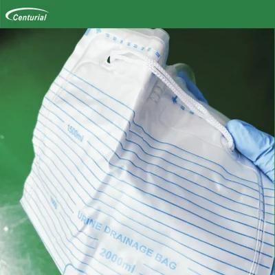 Hot Sale Medical Wholesale Sterilize Urine Disposable Bag with Cross Valve for Single Use