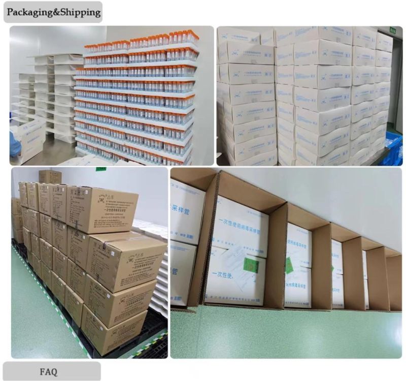Medical Supply Specimen Virus Sampling Collection Flocked Op Transport Swab Kit with CE