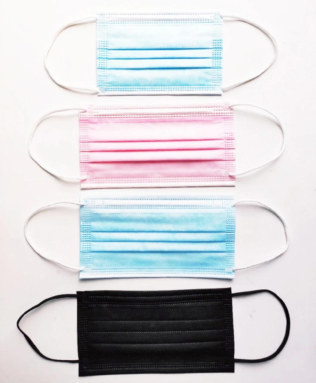 Disposable Face Mask, 3ply Non-Woven Face Mask for Kids
