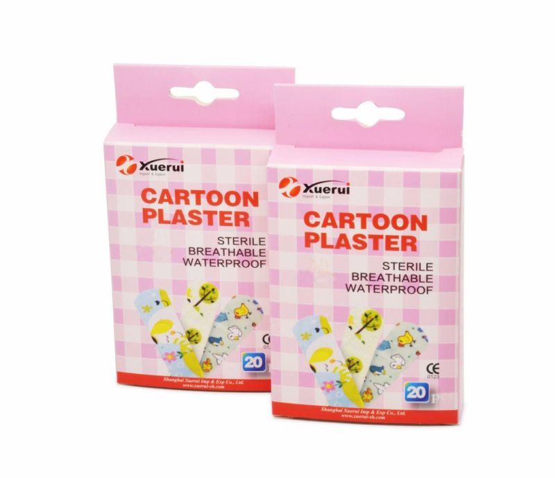 Cartoon Type Disposable Adhesive Wound Plaster, Adhesive Bandage