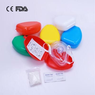 CPR Mask Disposable CPR Pocket Mask Emergency Medical Mouth-to-Mouth Breathing CPR Mask Outdoor First Aid CPR Face Mask
