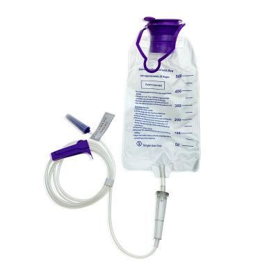 Singel Use Sterile Adult Baby Disposable Gravity Medical Enteral Feeding Bag with Pump Set