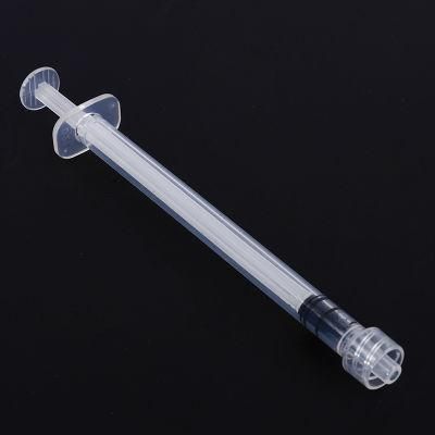 CE Certified 1ml Transparent Medical Injection Luer Lock Syringes