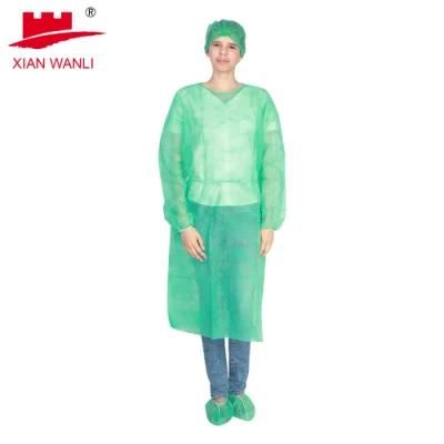 Disposable Non Woven Light Weight Isolation Gown Protective Wear
