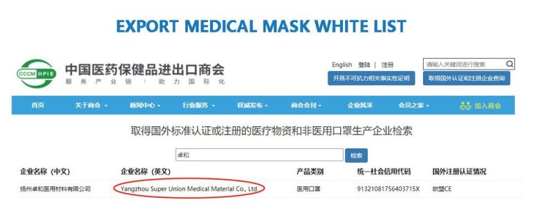 PP Non Woven Fabric Material Breathable Face Mask