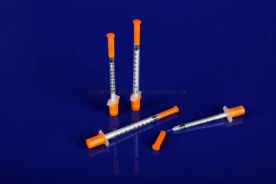 Disposable Insulin Syringe for Medical Use