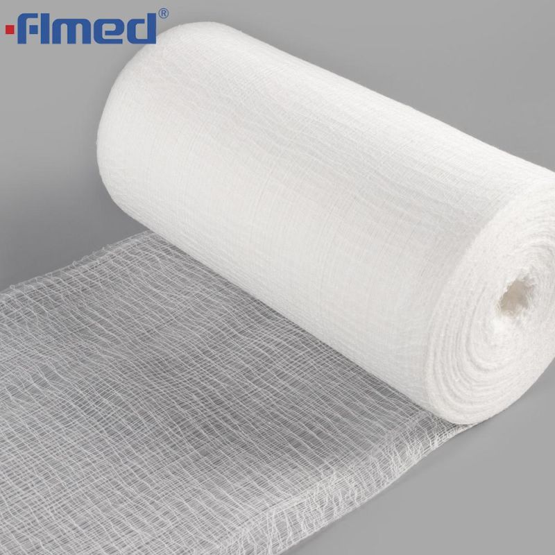 Disposable Medical Supply Absorbent Cotton Gauze Bandage Gauze Roll