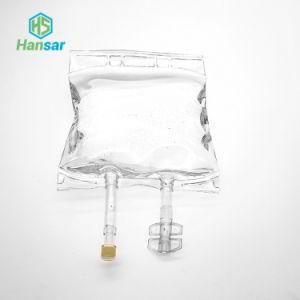 CE ISO Sterile IV Infusion for Single Usenon-Toxic Soft PVC IV Infusion Bag, 50ml, 100ml,