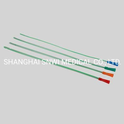 High Quality Disposable Medical Hydrophilic Coated PVC Nelaton Catheter