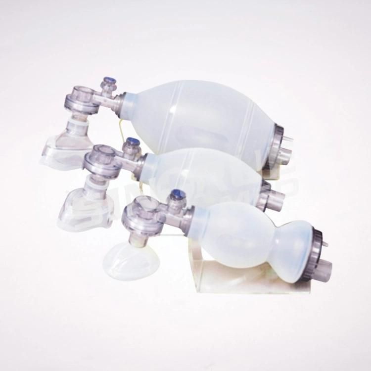 Hospital Adult Child Infant Disposable Medical Silicone Manual Resuscitator