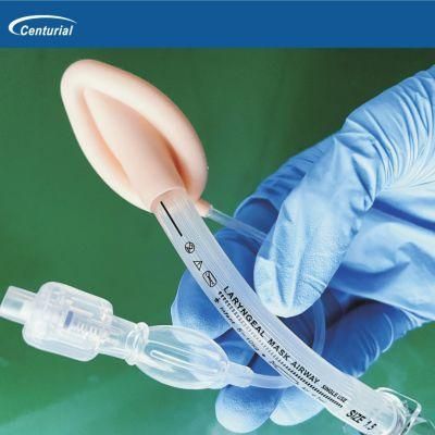 Medical Disposables Silicone Laryngeal Mask Air Way Size Optional