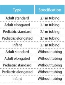 Elongated Under The Chin 2m Crush Resistant Tubing Medical Disposable Child Oxygen Mask