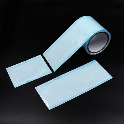 Self Sealing Disposable Autoclave Sterilization Flat Pouch Reel