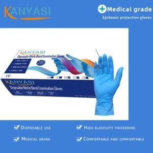 100PCS Black Disposable Mechanic Nitrile Blend Gloves Tattoo Latex Powder Free