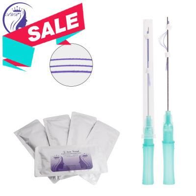 Best Selling Pcl Barbed Thread Hilos Cannula for Face Double Chin Price Lifting Cog 3D Thread