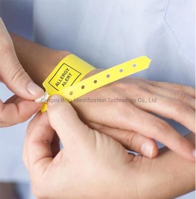 Hospital Adult Alert Vinyl ID Wristband with Fall Risk