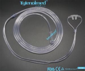 Medical Consumables Latex Free Nasal Oxygen Cannula with Curved or Straight Tip