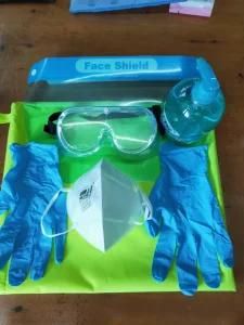 Syp PPE Travel Protective Kit Face Mask, Goggles, Face Shield. Protective Gown CE FDA CNAS Approve