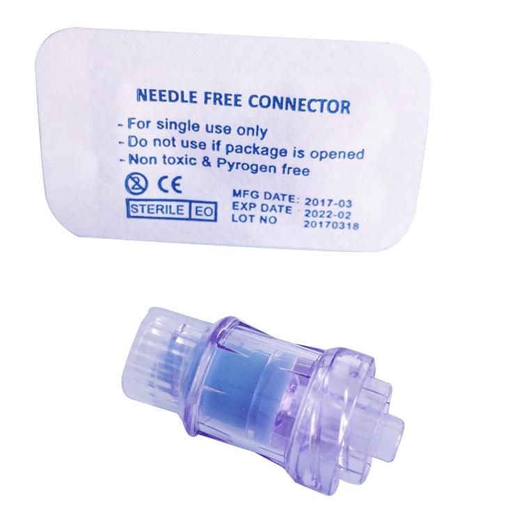 Neutral Needle Free Connector Syringe Use