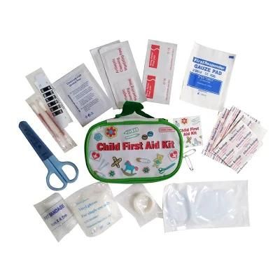 Carrefour Chain Stores Certified Supplier Child Baby Medical Emergency Rescue First Aid Kit with TUV Rheinland CE FDA Certified