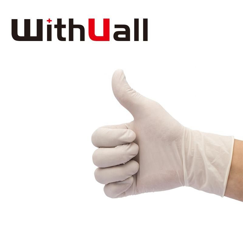 Withuall Brilliant Penetration Resistance Powdered Latex Surgical Gloves