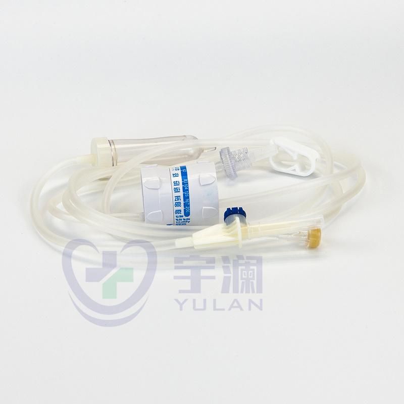 Disposable Intravenous Infusion Set with Precise Flow Regulator