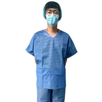 Hospital Good Quality Free Respiration Reusable Isolation Graphene Gown Anti-Static Aatcc 42 Level 1